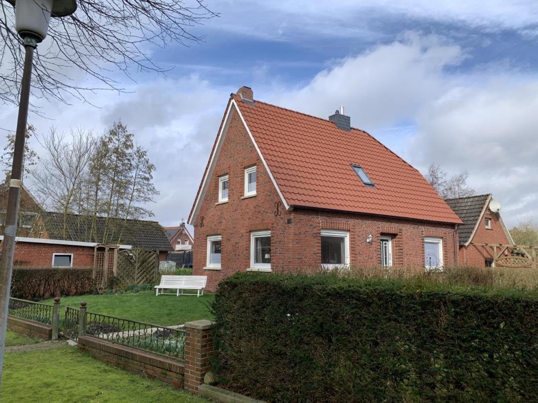 Neu! Schickes Und Modernes Ferienhaus Ant Zingel Krummhörn Dış mekan fotoğraf