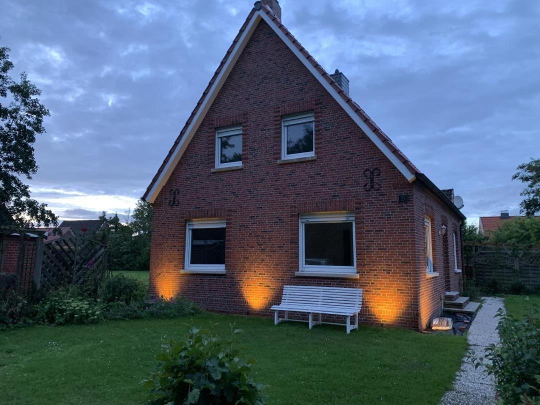 Neu! Schickes Und Modernes Ferienhaus Ant Zingel Krummhörn Dış mekan fotoğraf